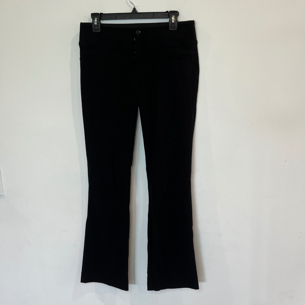 Hollywould Black Bootcut Dress Pants Size 5 Stretch Trousers - B037